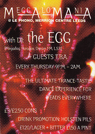 MeggaLoMania residence Flyer, 1997