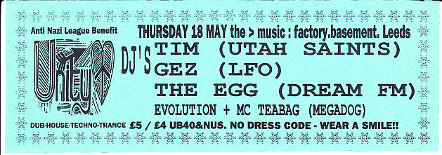 Unity Flyer May 1996