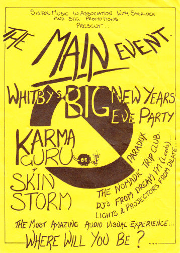 Whitby Pier Pavillion gig (Paradox/Dream FM, ie. DJ Egg), New Year's Eve 1996/7(?) Whitby Pier Pavillion gig, New Year's Eve 1996/7(?)