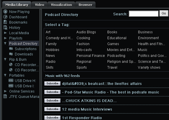 Podcast Directory - Music Category